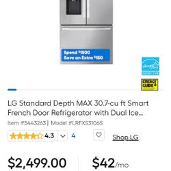Brand New LG Refrigerator 