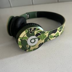 BAPE X Beats By Dre ABC Camo NW20 Beats Solo Headphones