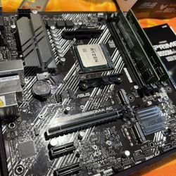 Ryzen 5800xt With Motherboard, 16g Ram 