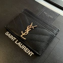YSL Leather Card Case 