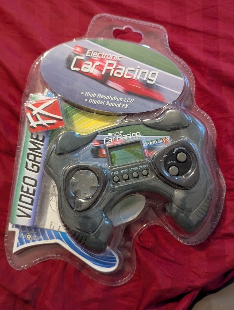 Toy Quest Electronic Handheld Game NIB Vintage Brand NEW Car Racing