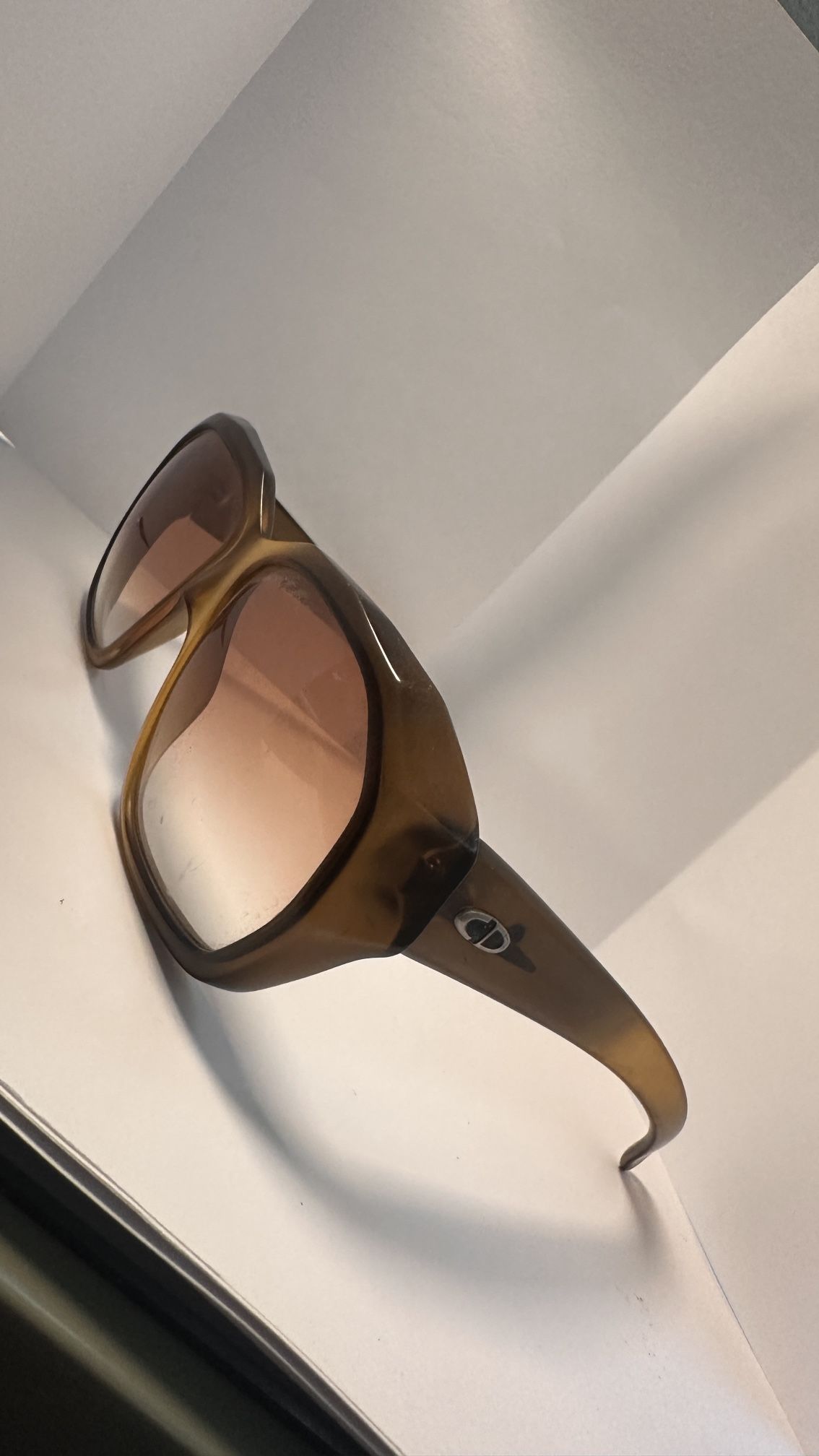 Vintage 70s Christian Dior Sunglasses Oversized Optyl Made in Germany Gradient