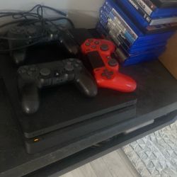 PS4 7 Games And  3 Controles 