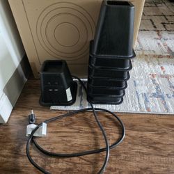 Furniture or Bed Risers with USB and AC outlets.