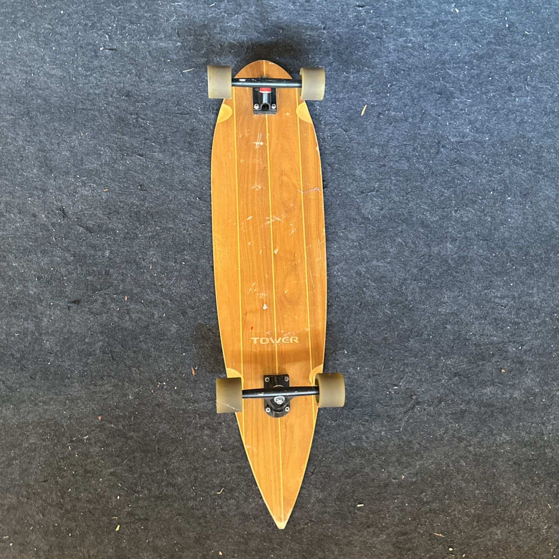 Wood Deck Longboard Skateboard