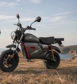 Electric Mini Motorcycle Matte Black