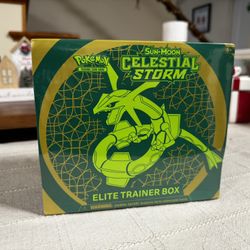 Celestial Storm ETB, Sun And Moon. 