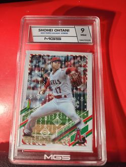 2021 Topps Holiday #HW80 Shohei Ohtani LA Angels MGS 9 MT