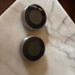 Google Nest 2nd Gen Learning Thermostat Black Smart Home Compatible 2