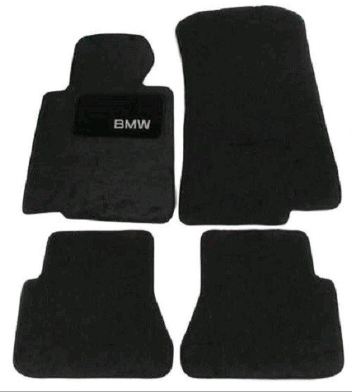 New OEM 1(contact info removed) BMW 3 Series E46 Convertible 4PC Black Mat Set (contact info removed)1270