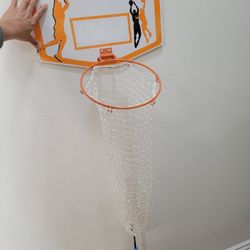 Basketball Laundry Hamper - Over The Door 2 In 1 Hanging Basketball Hoop Or Laundry Hamper Boys & Girls Room Decor 