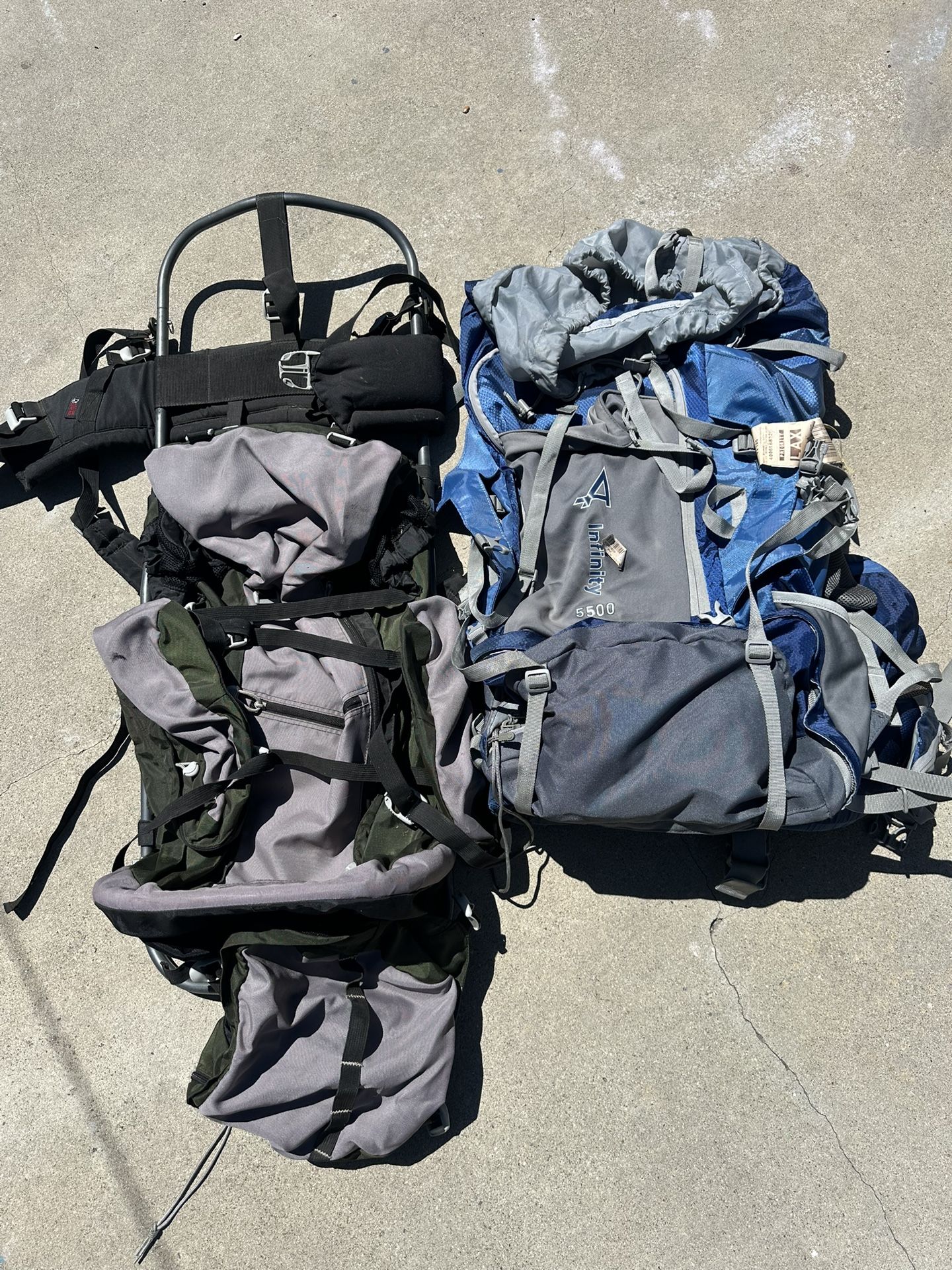 Backpacking Backpacks Bundle , Camping Backpacks, Backpacker, Travel Backpack, Hiking Backpack