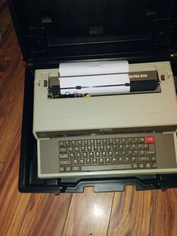 Old school electric typewriter