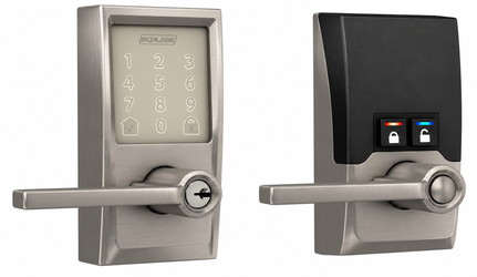Schlage Encode Smart WiFi Lever Lock – Satin Nickel