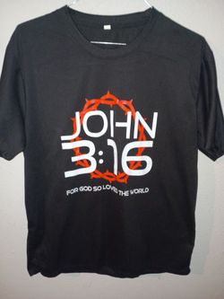 Men's short sleeve T-shirt "John 3:16"