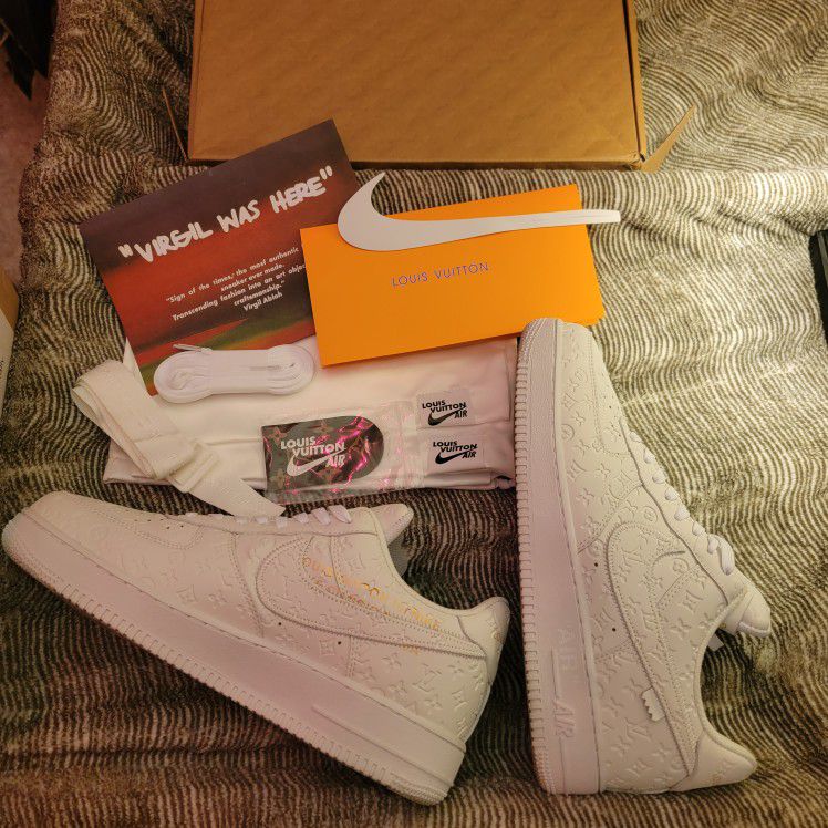 Louis Vuitton X Off-White X Nike Air Force One Collaboration for Sale in  Green Bay, WI - OfferUp
