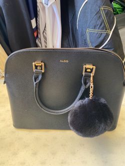 Aldo Black Structured Handbag