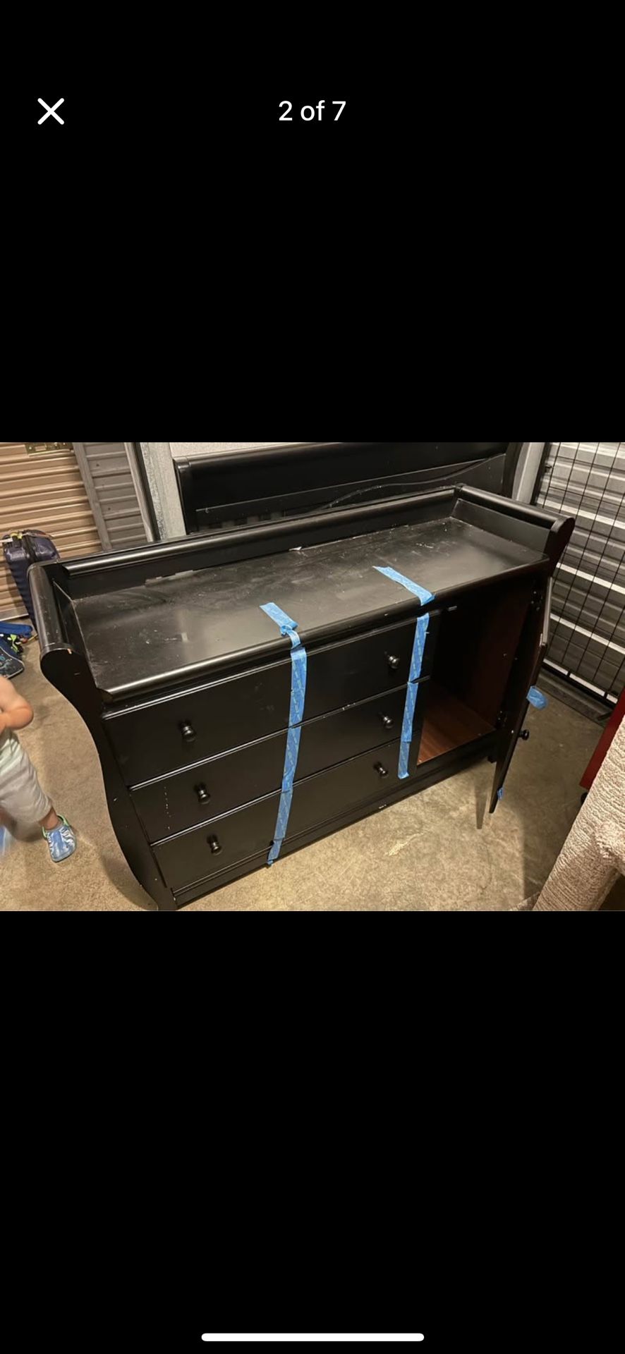Delta Crib & Dresser/changing Table 