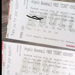 Two Angel Game tickets Each One Is $40
