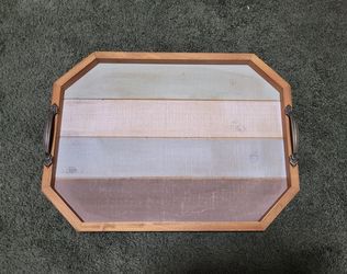 Decorative Wood Tray 
