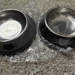 Cat bowls 8 oz stainless steel