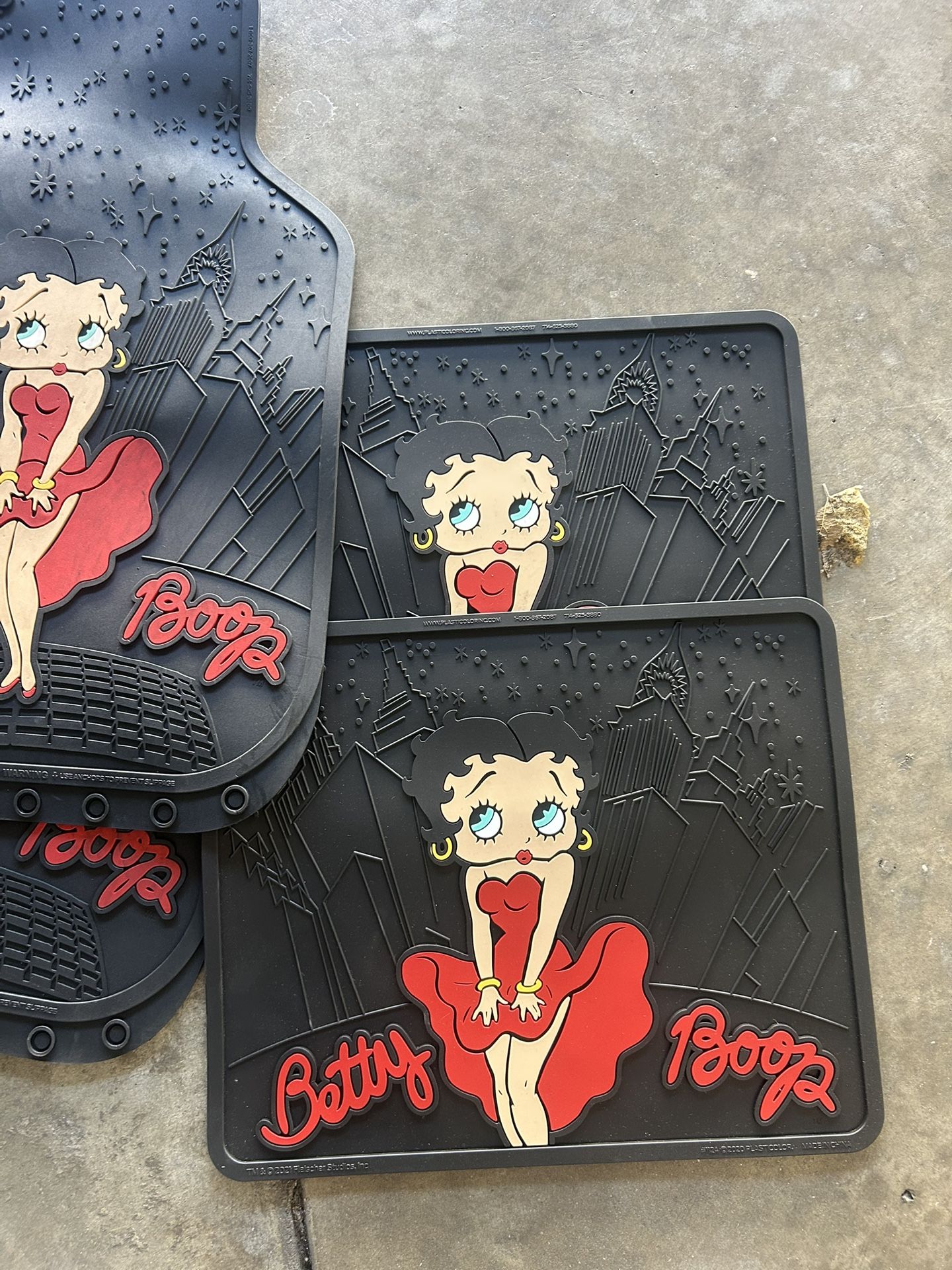 Betty Boop car mats