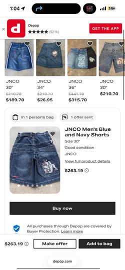 Jnco Shorts Sz 30
