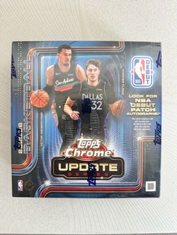 2025-26 Topps Chrome Basketball Update Series Box