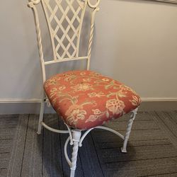 4 ( Set) Metal Chairs 