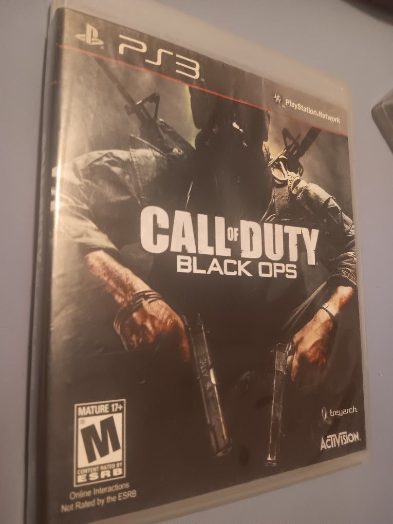 PS3 CALL OF DUTY BLACK OPS PLAY STATION 3 GAME
