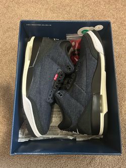 Jordan 3 Levi’s Indigo Size 12