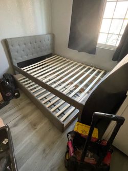 Bed with extra bed