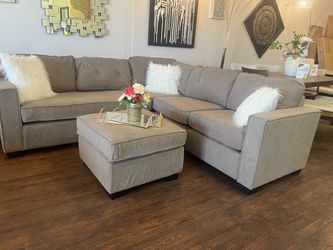 Light brown sectional