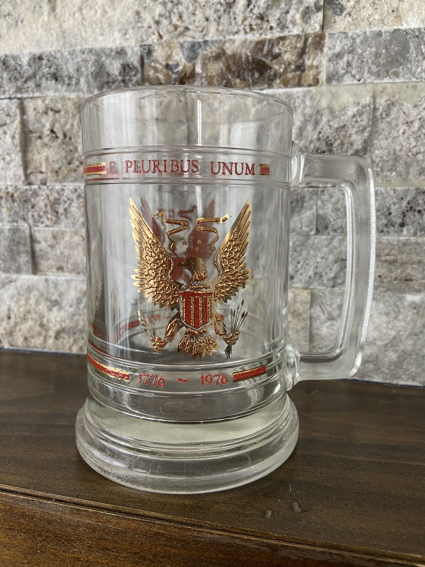 Vintage Americana Glass Mug