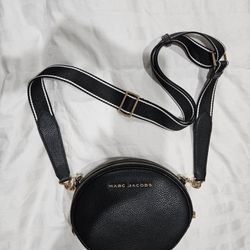 Marc Jacobs Black Leather Cross Body Bag