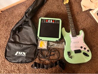 LyxPro Electric Guitar Complete Set New /amp