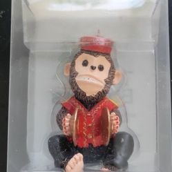 Drum Monkey Christmas Ornament