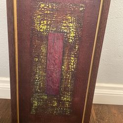 Jean Iseli, Abstraction, Oil Painting 1964 signed