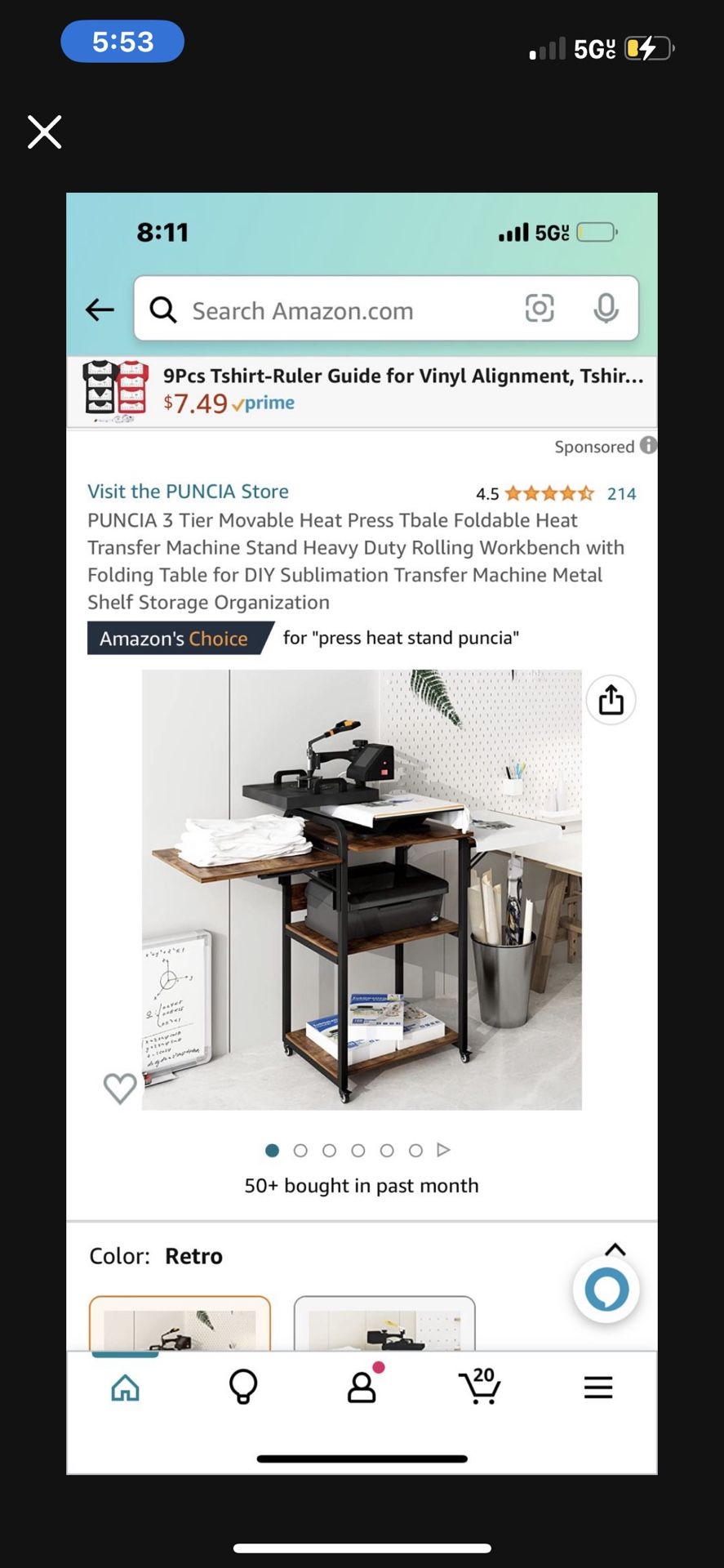 Heat Press Stand