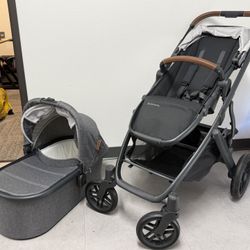 UPPAbaby Vista2 Stroller and Bassinet Greyson Set