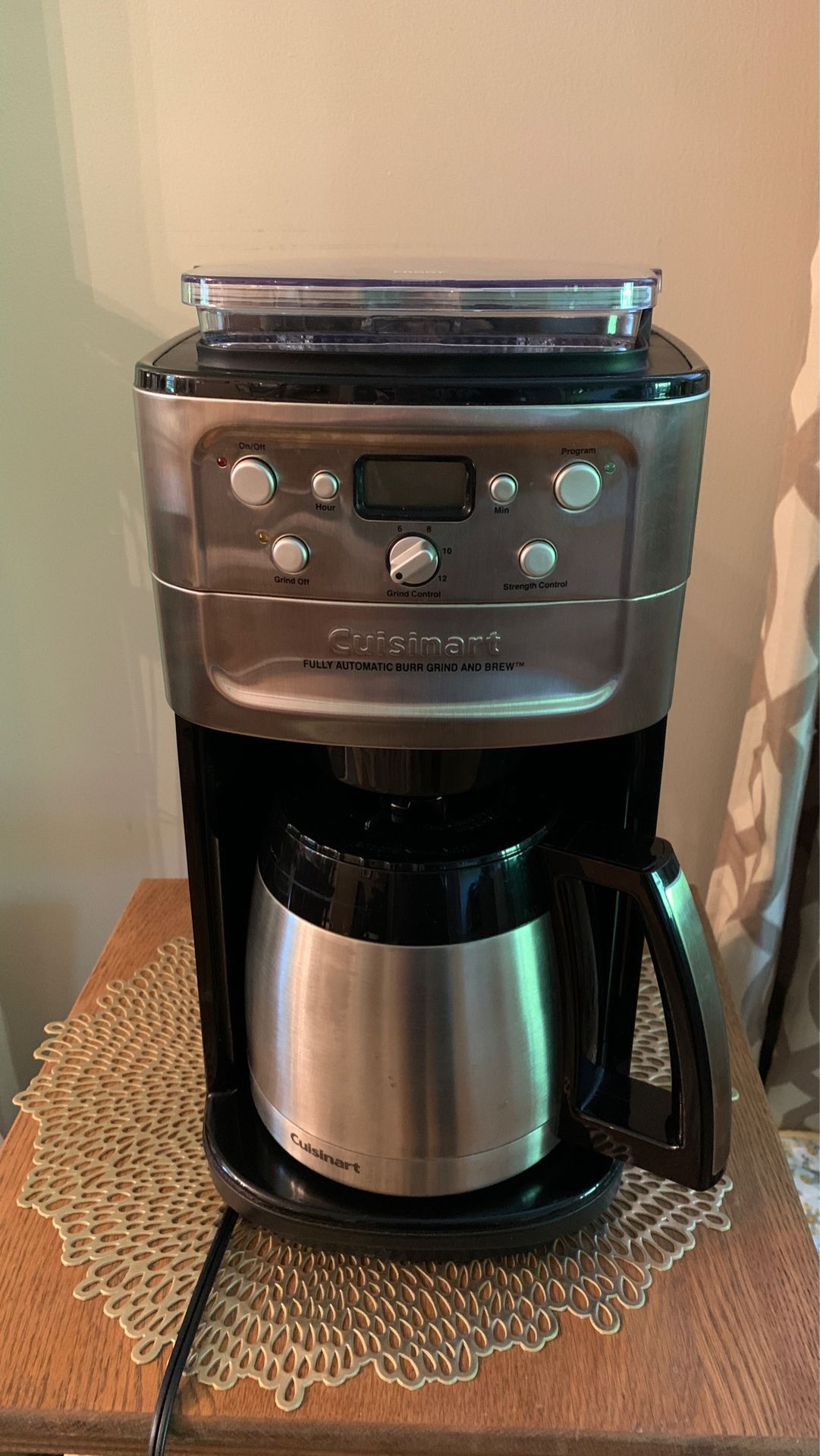 Cuisinart fully automatic burr grind and brew