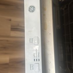 almost new white mobile dishwasher