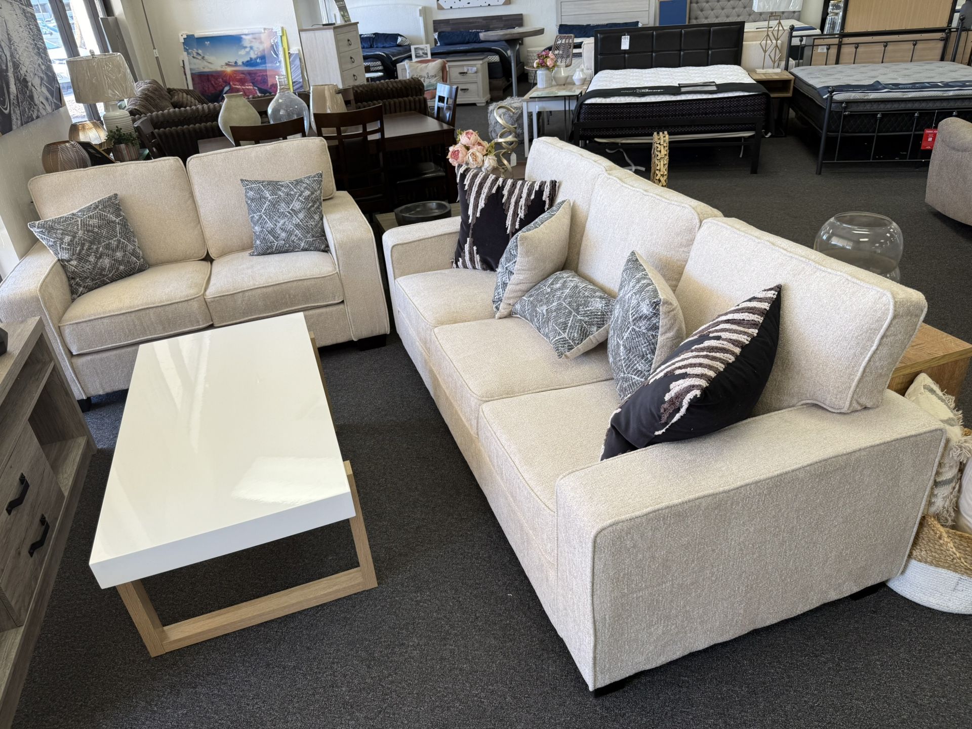 Sofa And Loveseat Set