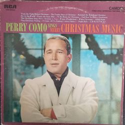 "Perry Como Sings Merry Christmas Music" RCA 1961 Reissue ~VG/VG+