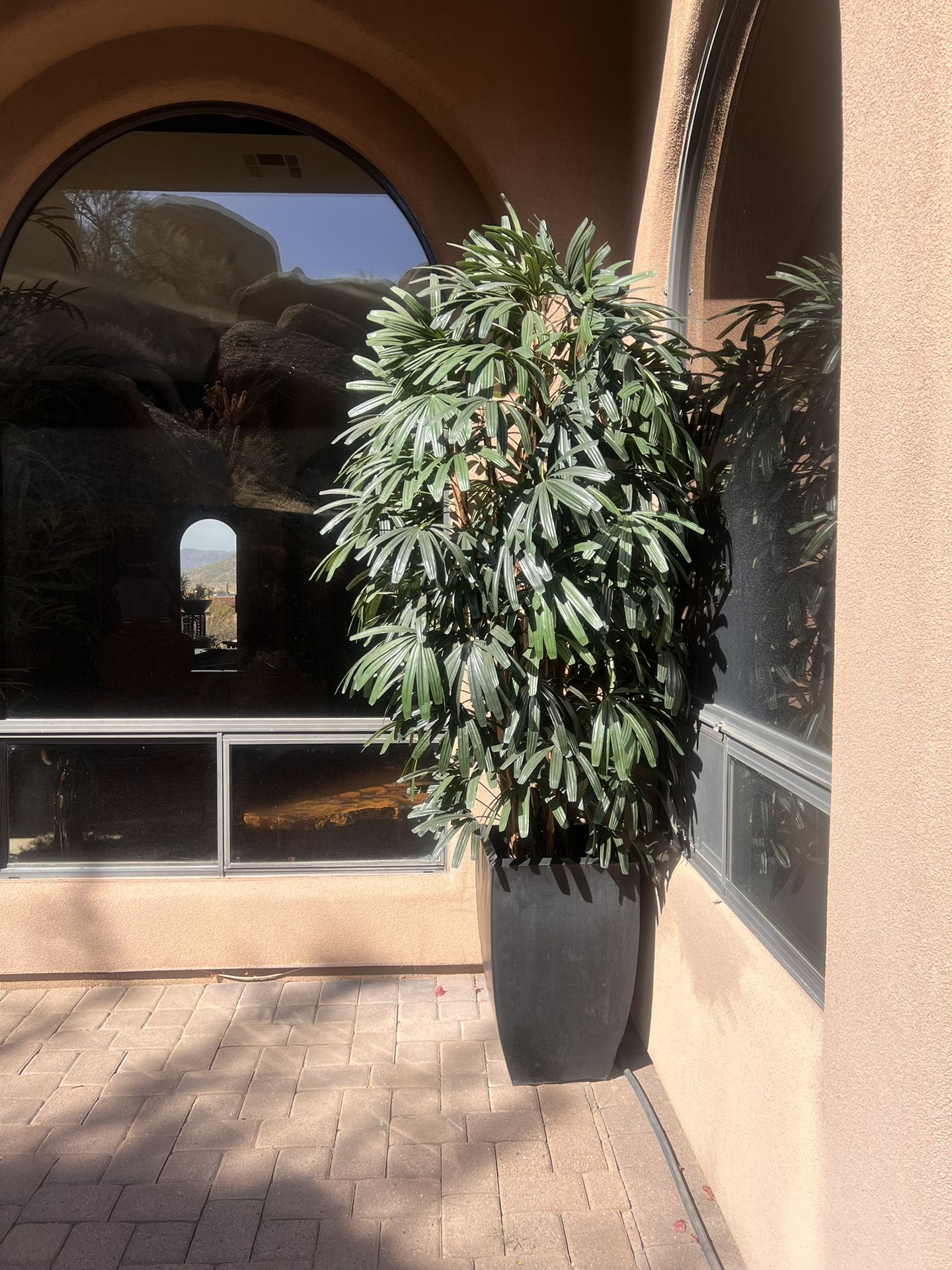 Huge Quality Lady Palm Fake Plant