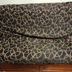 Wooden Futon With Matching Drawers And Mattress