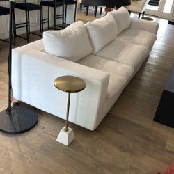 Large White Couch With Deep Seats