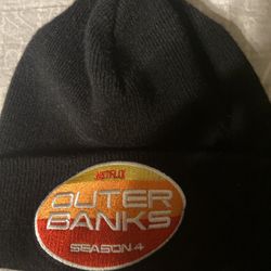 This Is Pre-Love And Great Condition Outer Banks Black Beanie