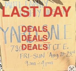 Multi-family Empty Nester Yard Sale