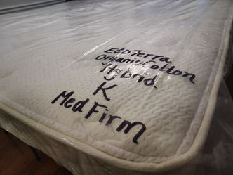 King Organic  Eco Terra Hybrid Mattress